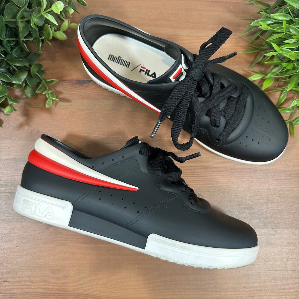 Melissa + Fila Women's Lace‎ Up Sneakers Size 6